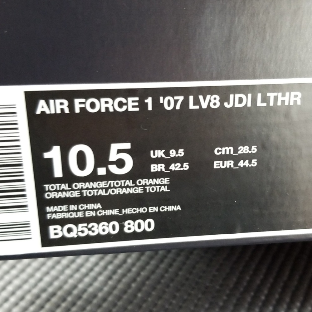 💣LAST CHANCE💥Nike Air Force 1 07 LV8 JDI Leather - Picture 7 of 7
